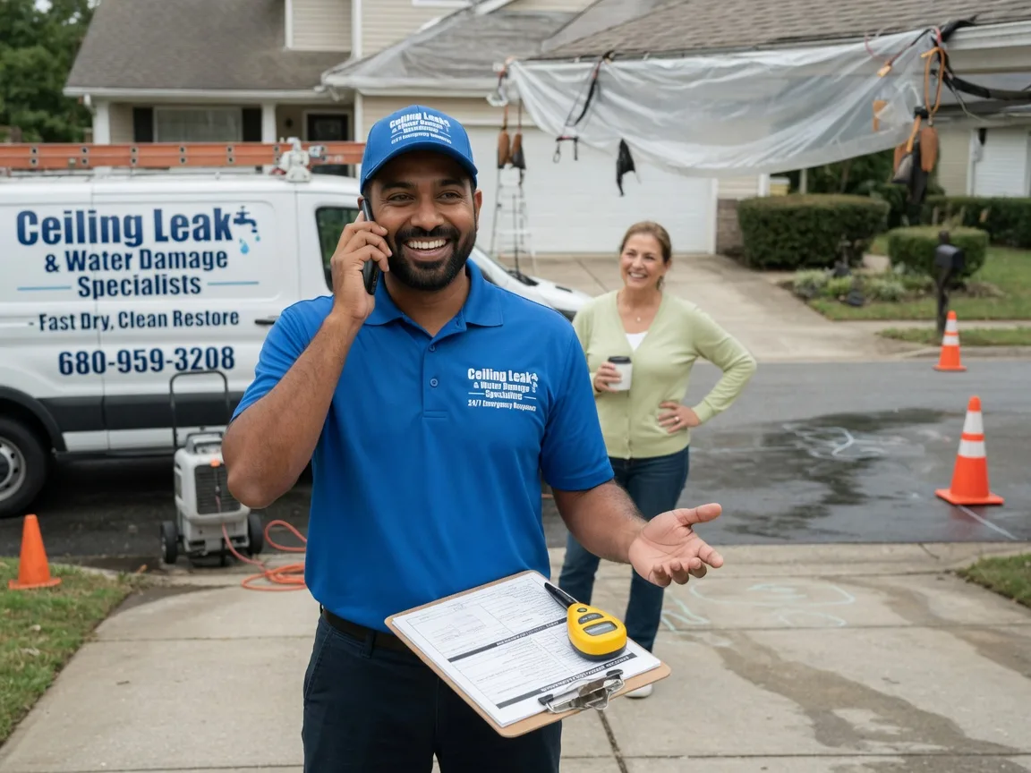 Ceiling Leak Cleanup Wellston, OK FAQs